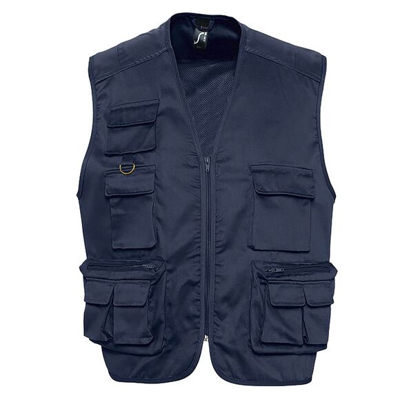 SOLS Wild Unisex Mens /Womens Full Zip Waistcoat Gilet /Bodywarmer Jacket Vest / - Picture 1 of 4